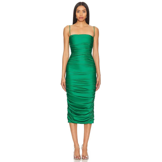 Nookie Pallisade Midi Dress in Jade - Dresses