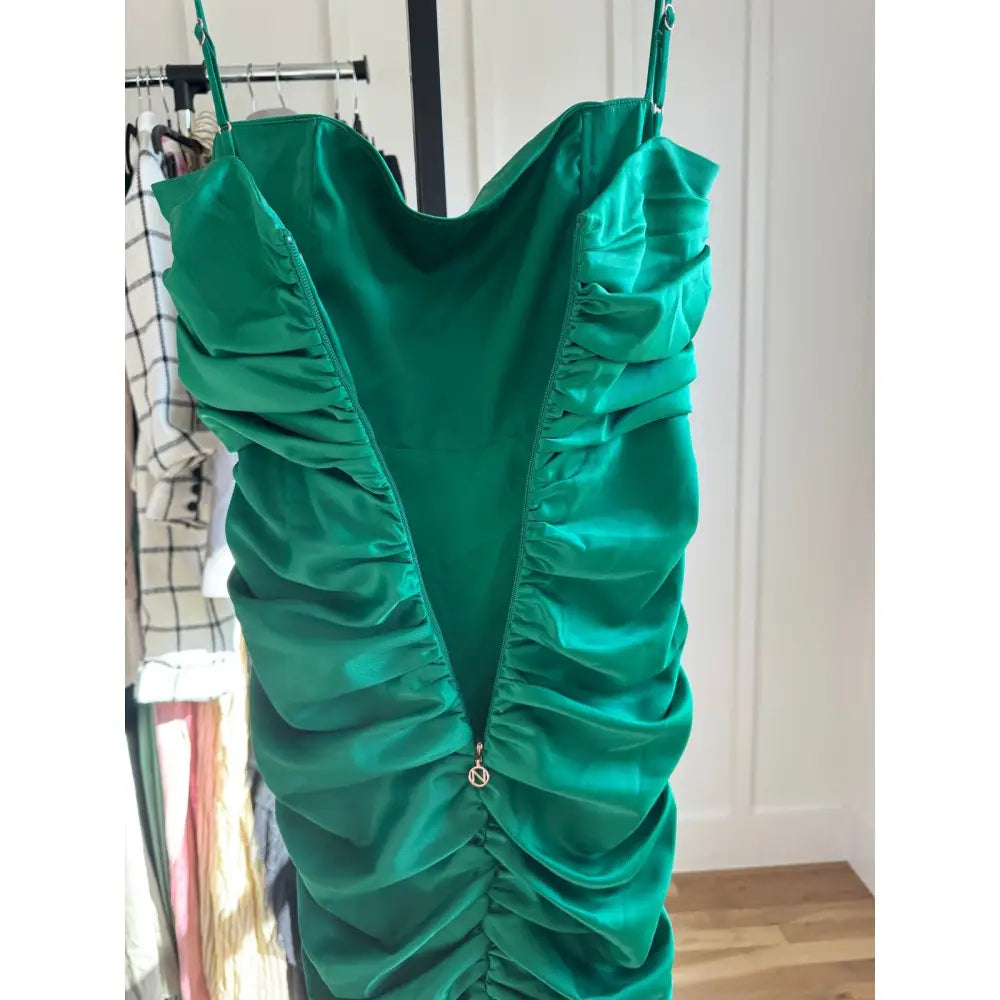 Nookie Pallisade Midi Dress in Jade - Dresses