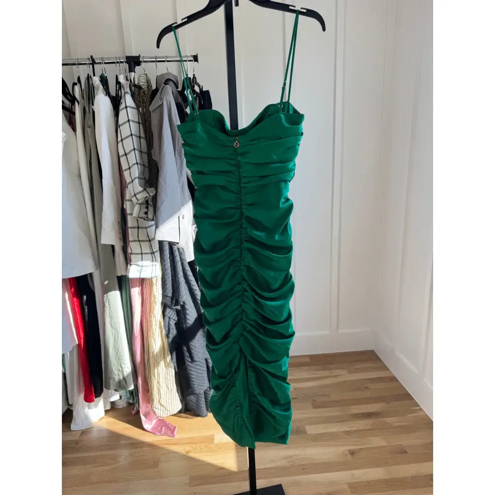 Nookie Pallisade Midi Dress in Jade - Dresses