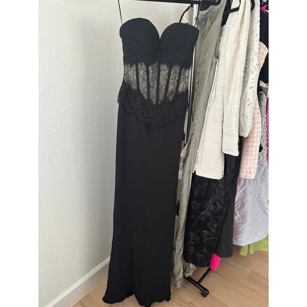 RASARIO Corset Maxi Dress