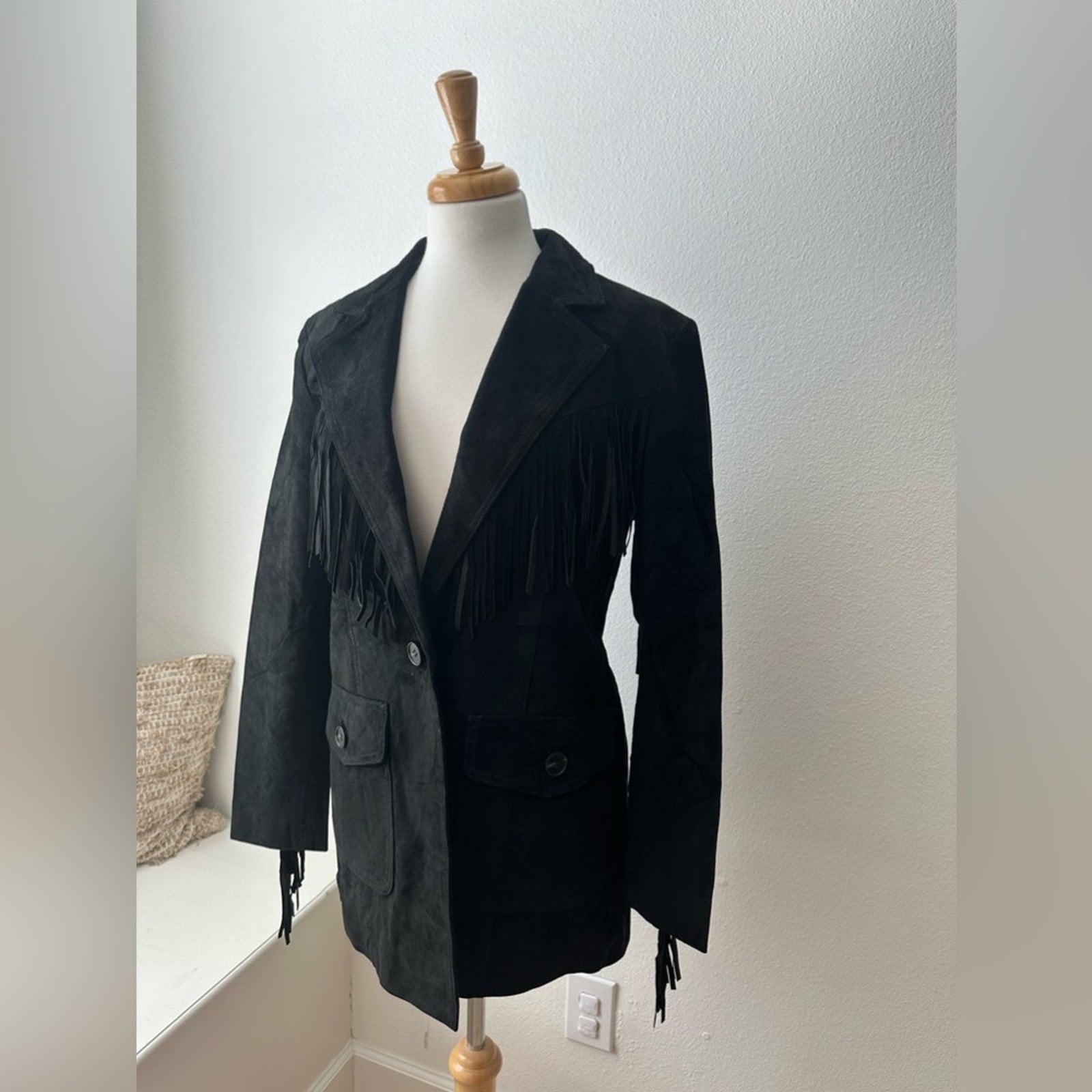 RE/Done Suede Fringe Blazer $1295 NWOT Redone - RE/DONE Bernardi Collective