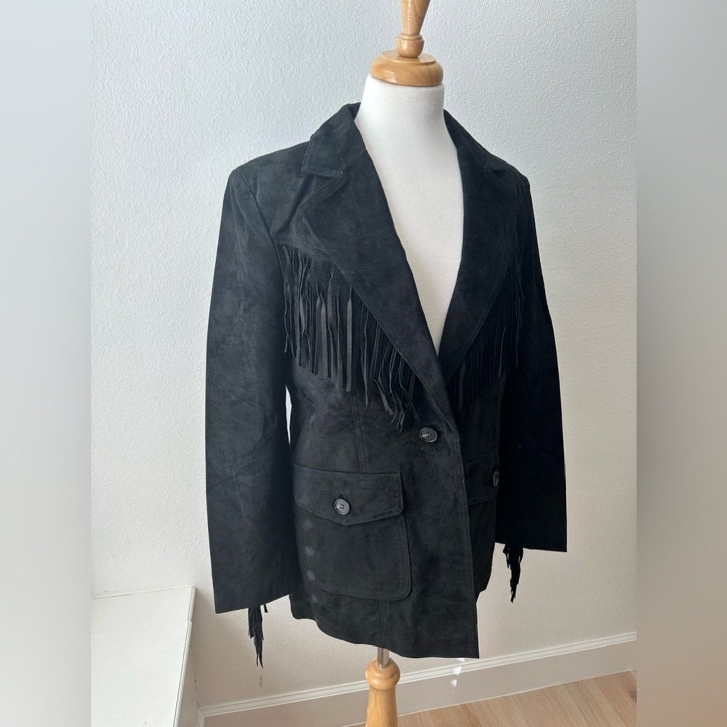 RE/Done Suede Fringe Blazer $1295 NWOT Redone - RE/DONE Bernardi Collective