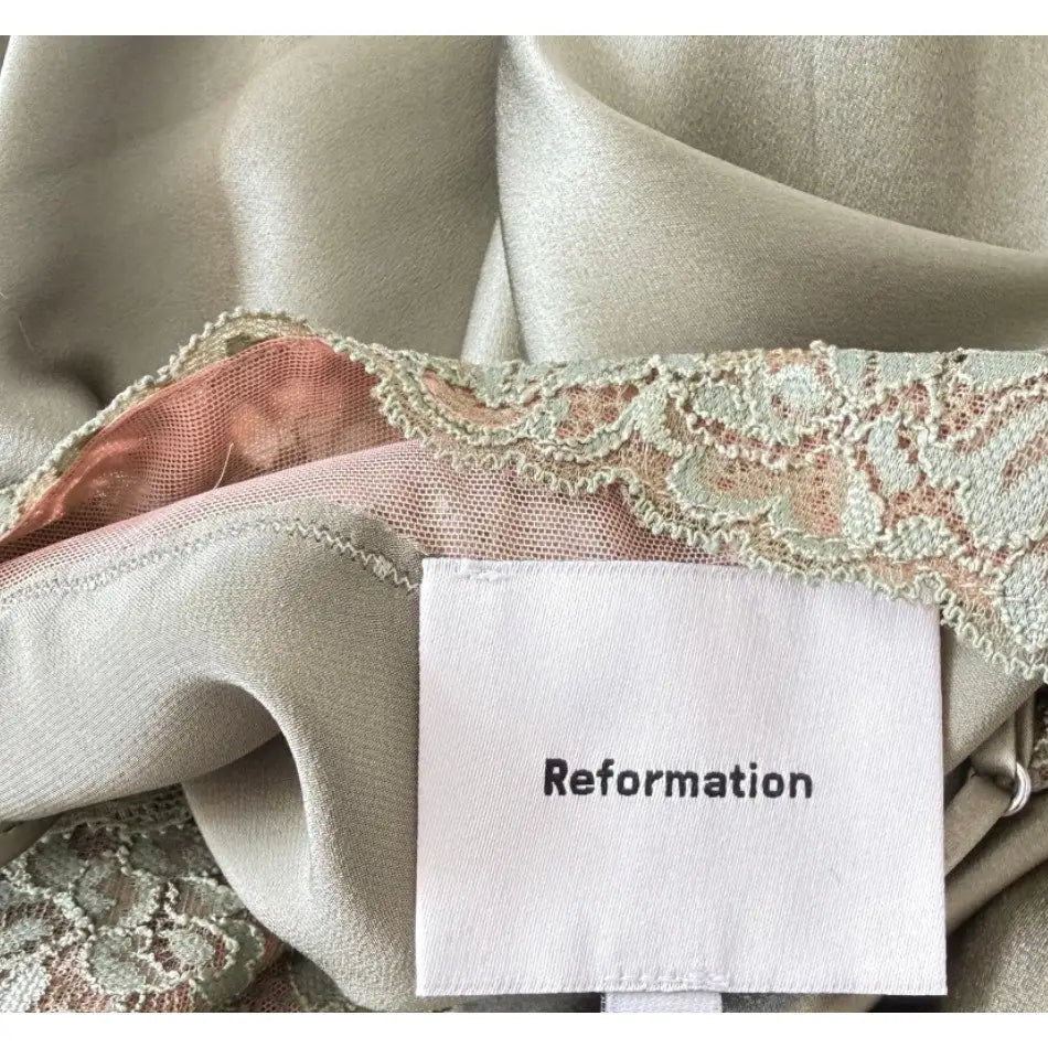 Reformation Mackenzie Silk Dress - Dress