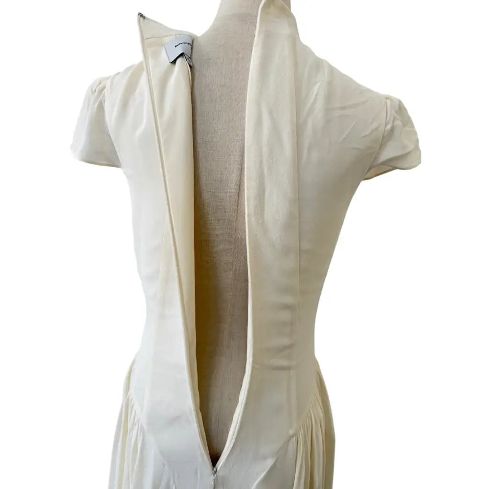 Reformation Maven Dress Midi Cream - Dress