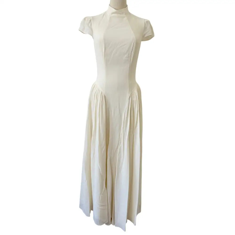 Reformation Maven Dress Midi Cream - Dress