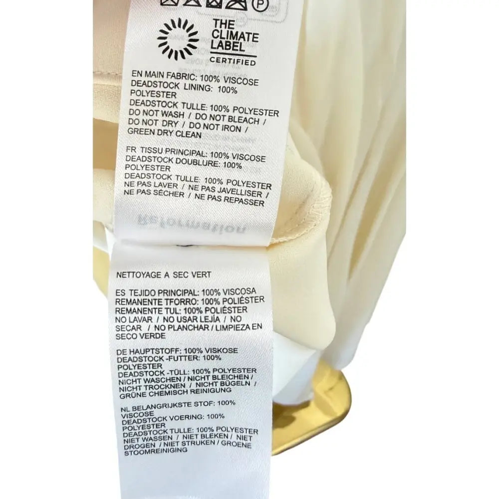 Reformation Maven Dress Midi Cream - Dress