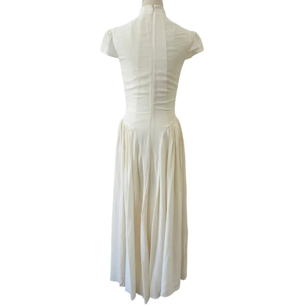 Reformation Maven Dress Midi Cream - Dress