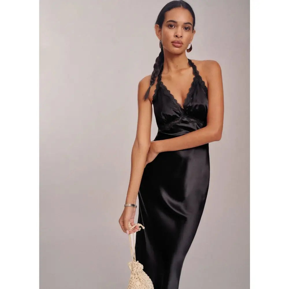 Reformation Nora Silk Maxi Dress - Dress