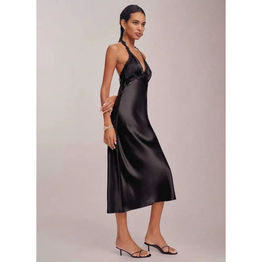 Reformation Nora Silk Maxi Dress - Dress