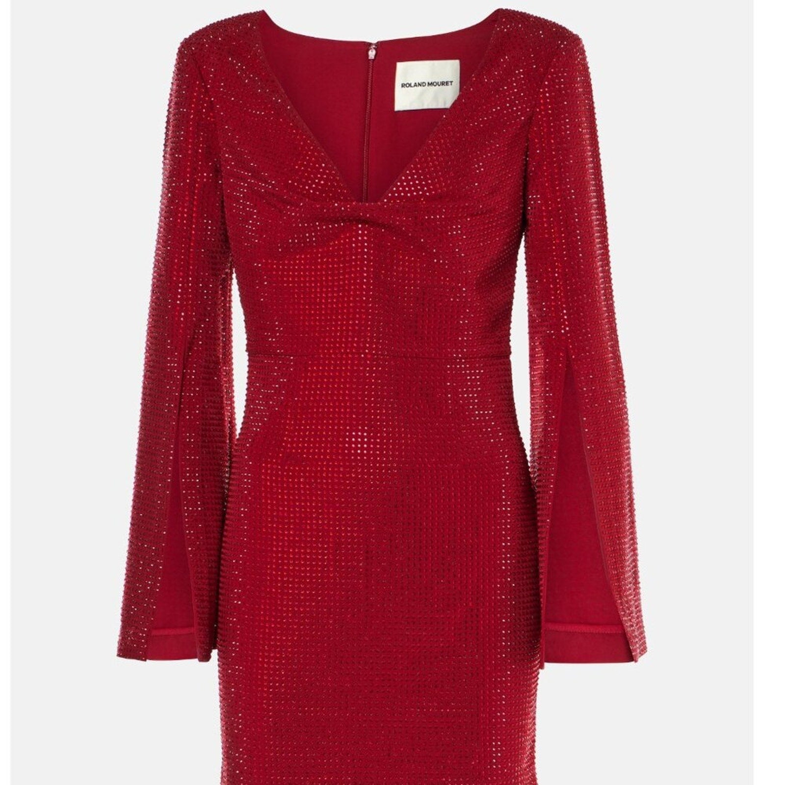 Roland Mouret Sequined Red Cape minidress - Roland Mouret Bernardi Collective