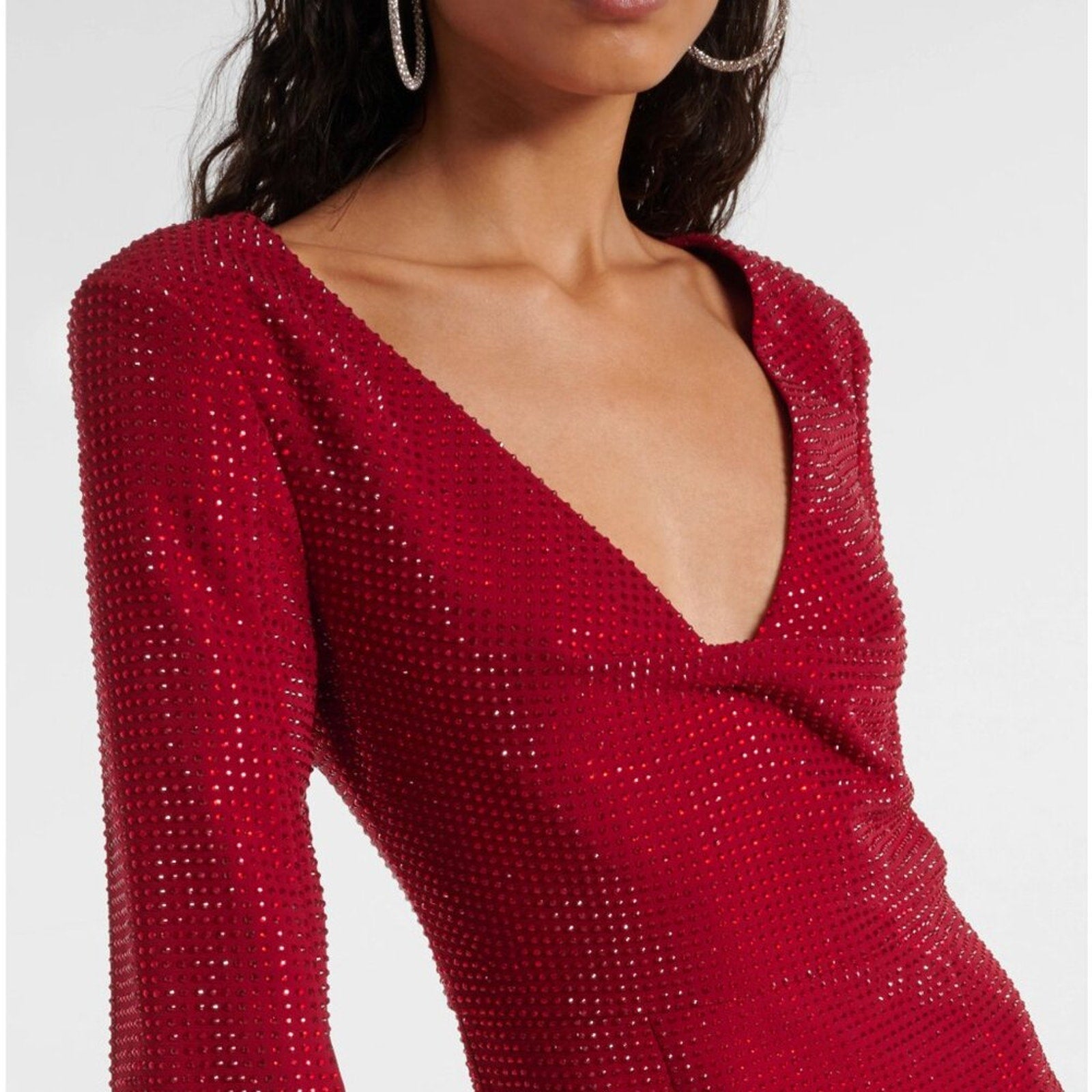 Roland Mouret Sequined Red Cape minidress - Roland Mouret Bernardi Collective