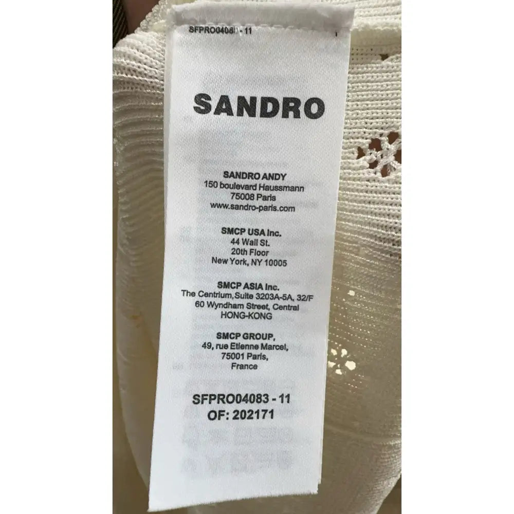 Sandro Pearl bead knit maxi dress - Dress