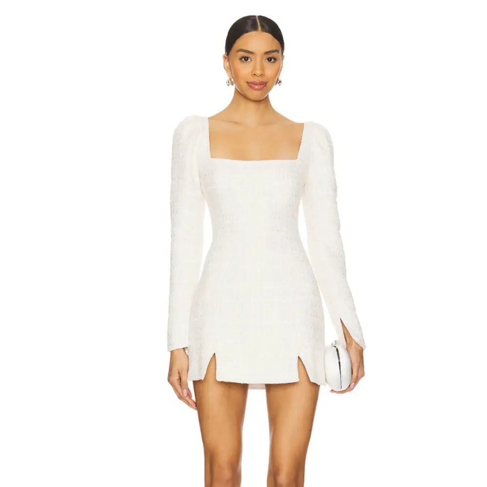 SAU LEE Jenna Tweed Dress - 4 - Dress