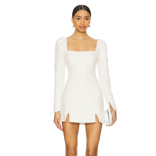 SAU LEE Jenna Tweed Dress - 4 - Dress