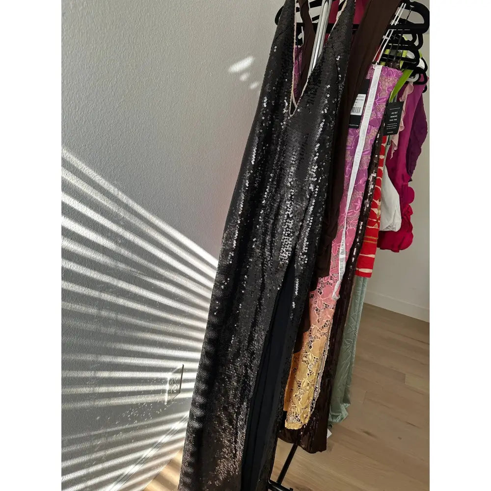 SAU LEE Onyx Gown in Black