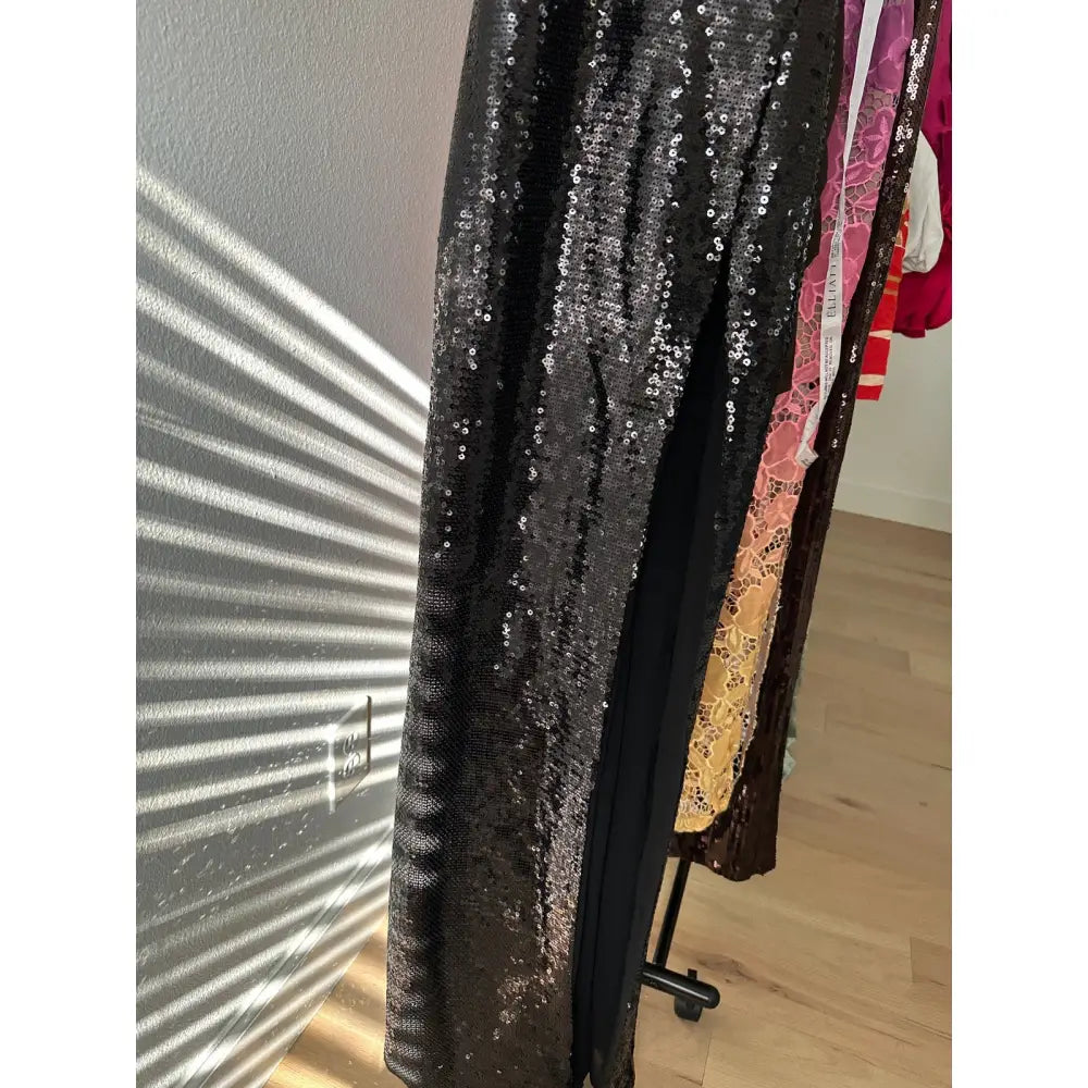 SAU LEE Onyx Gown in Black