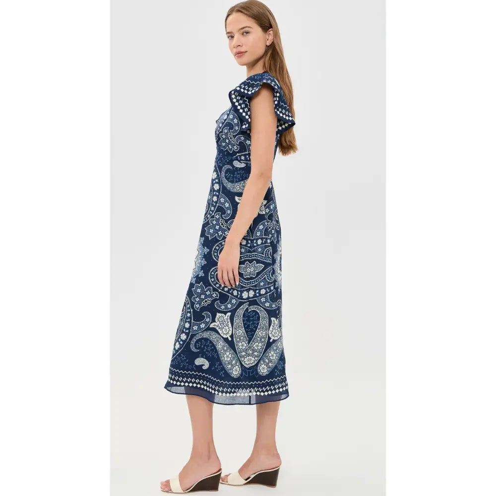 Sea Emelina Print Midi Dress - Dress