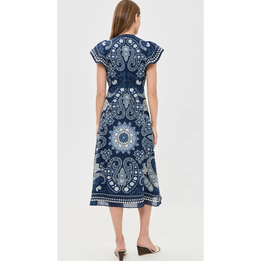 Sea Emelina Print Midi Dress - Dress