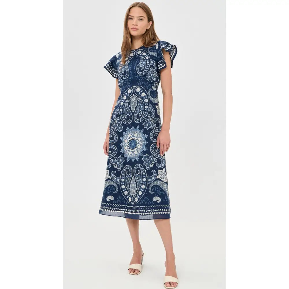 Sea Emelina Print Midi Dress - Dress