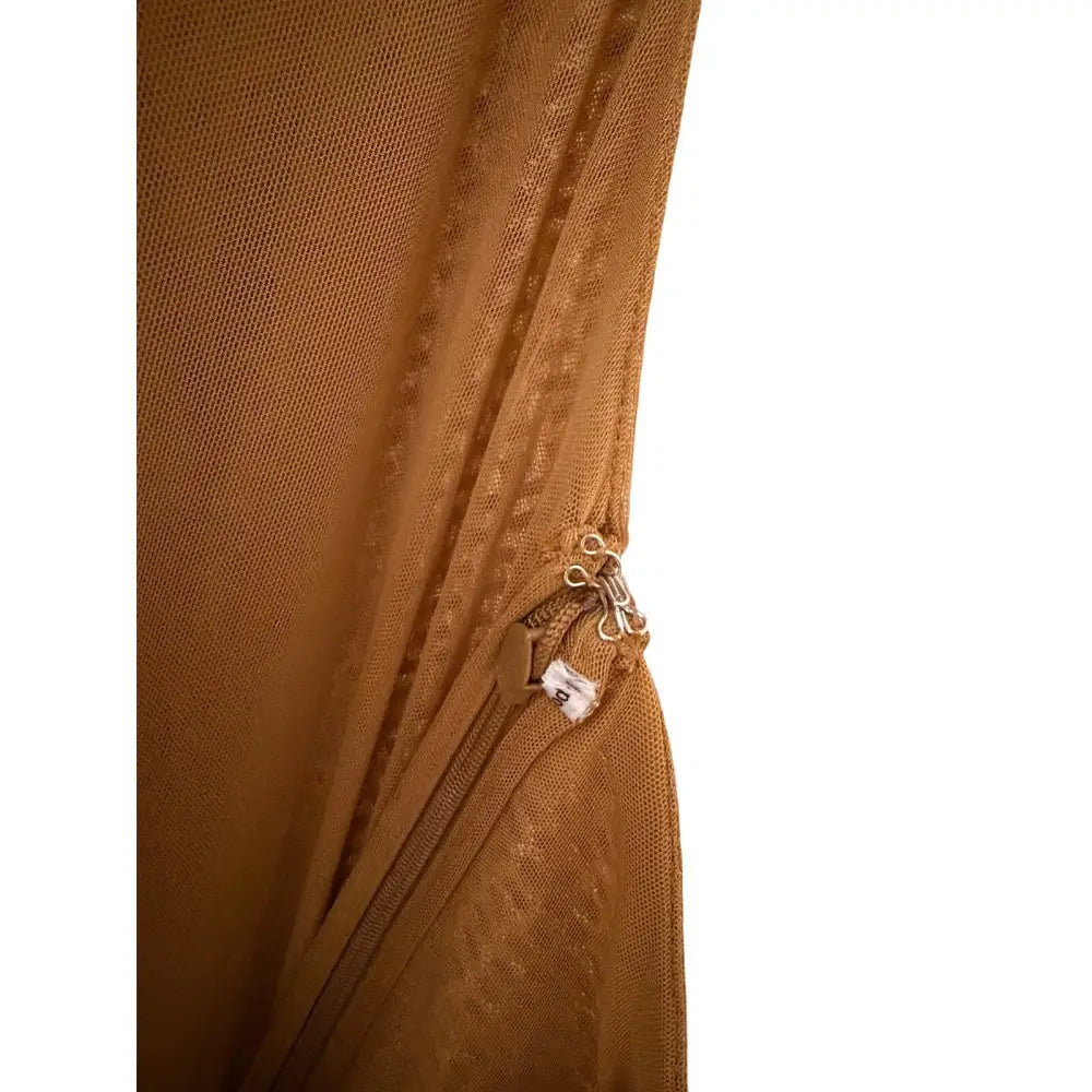 Self-Portrait Gold Rhinestone Halter Maxi Dress - Dress