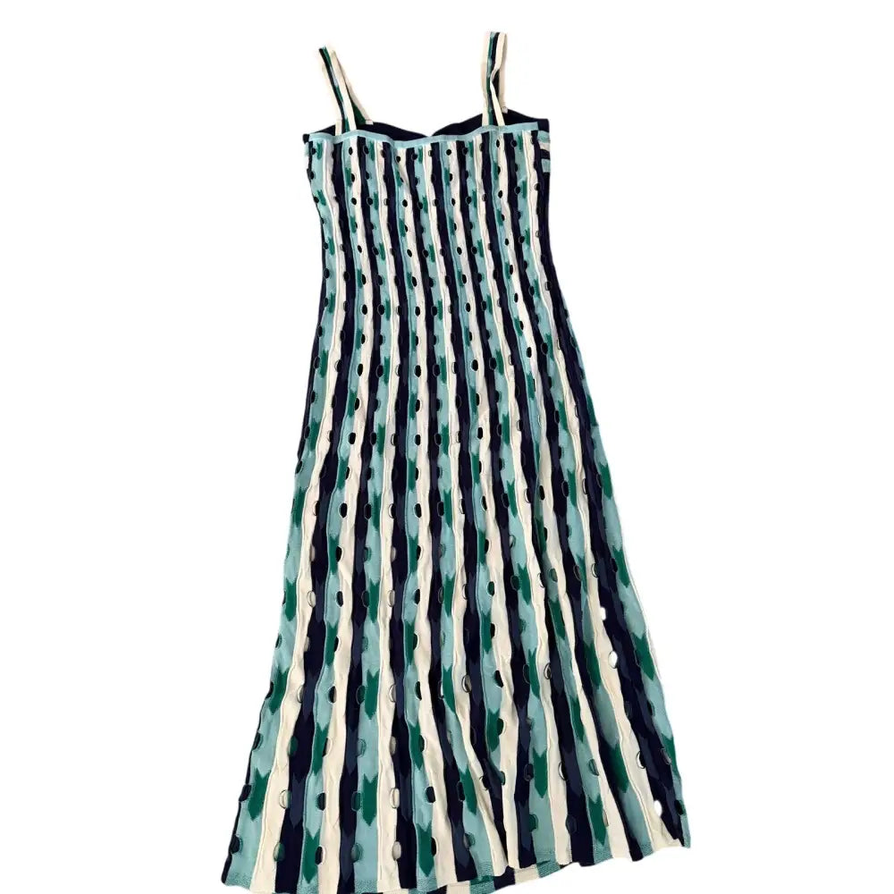 SIMKHAI Christina Knit Twist-Front Midi Dress - Dress
