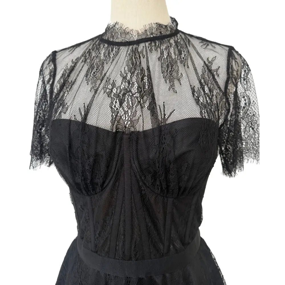 SIMKHAI Kehlani Lace Bustier Top - Tops