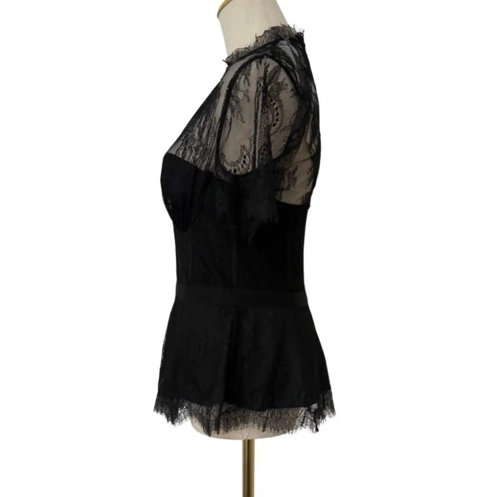 SIMKHAI Kehlani Lace Bustier Top - Tops