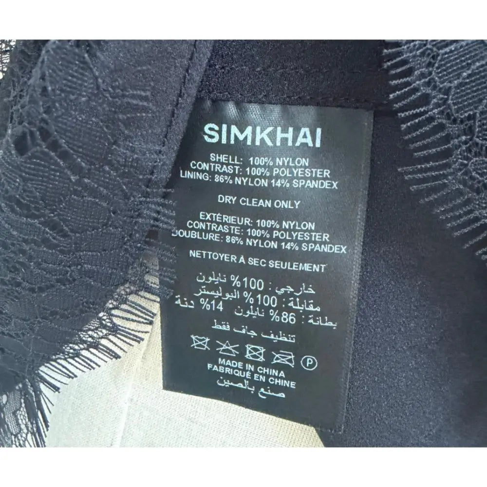 SIMKHAI Kehlani Lace Bustier Top - Tops