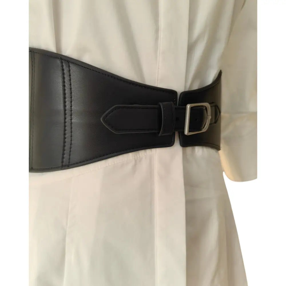 SIMKHAI Olson Belted Cotton Midi Dress - Dress