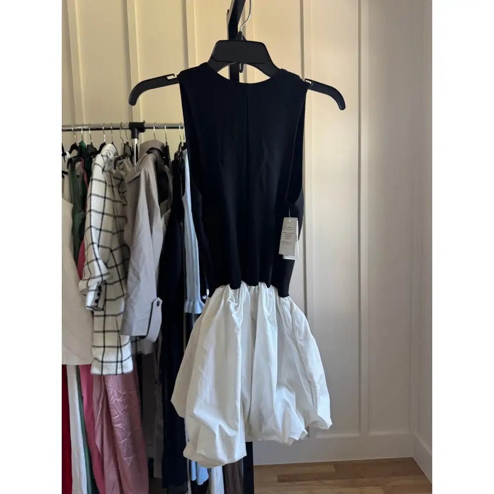 The Femm Teresa Dress in Black & White - Dress
