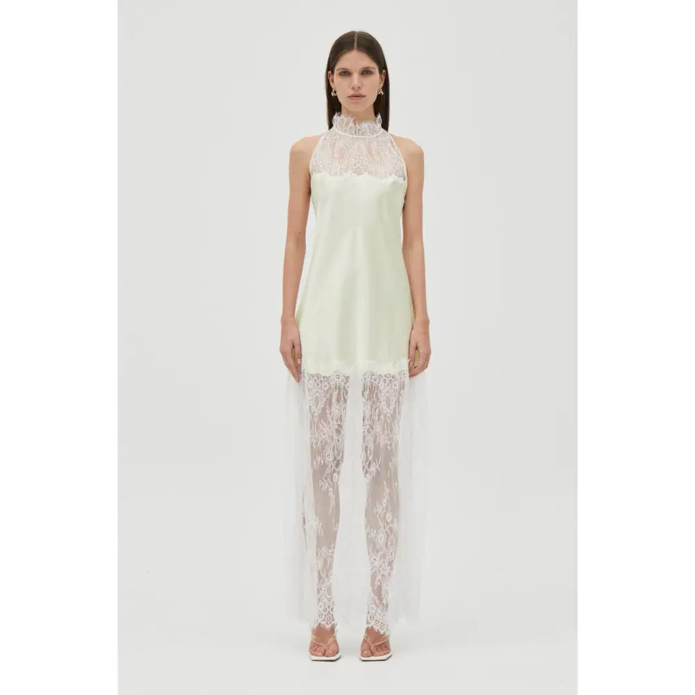 THIRD FORM Poetry High-Neck Lace Dress - Dress
