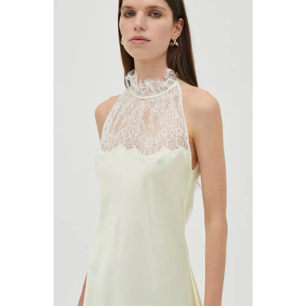 THIRD FORM Poetry High-Neck Lace Dress - Dress