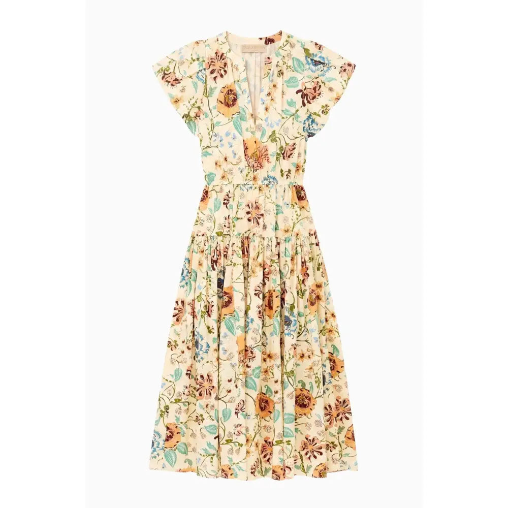 Ulla Johnson Marin Cotton Midi Dress Abalone - Dress