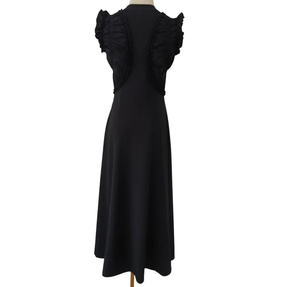 Ulla Johnson Shiva Sleeveless Ruffled Midi Dress - Dress