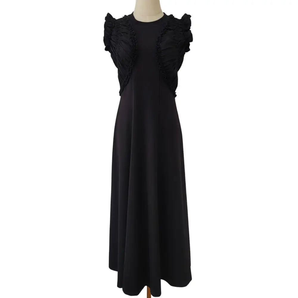 Ulla Johnson Shiva Sleeveless Ruffled Midi Dress - Dress