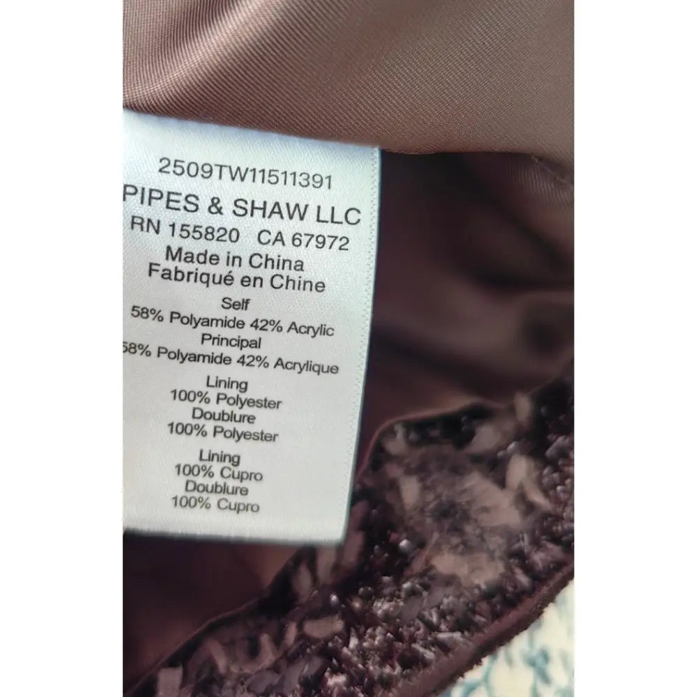 Veronica Beard Audrina Metallic Tweed Jacket Jacket