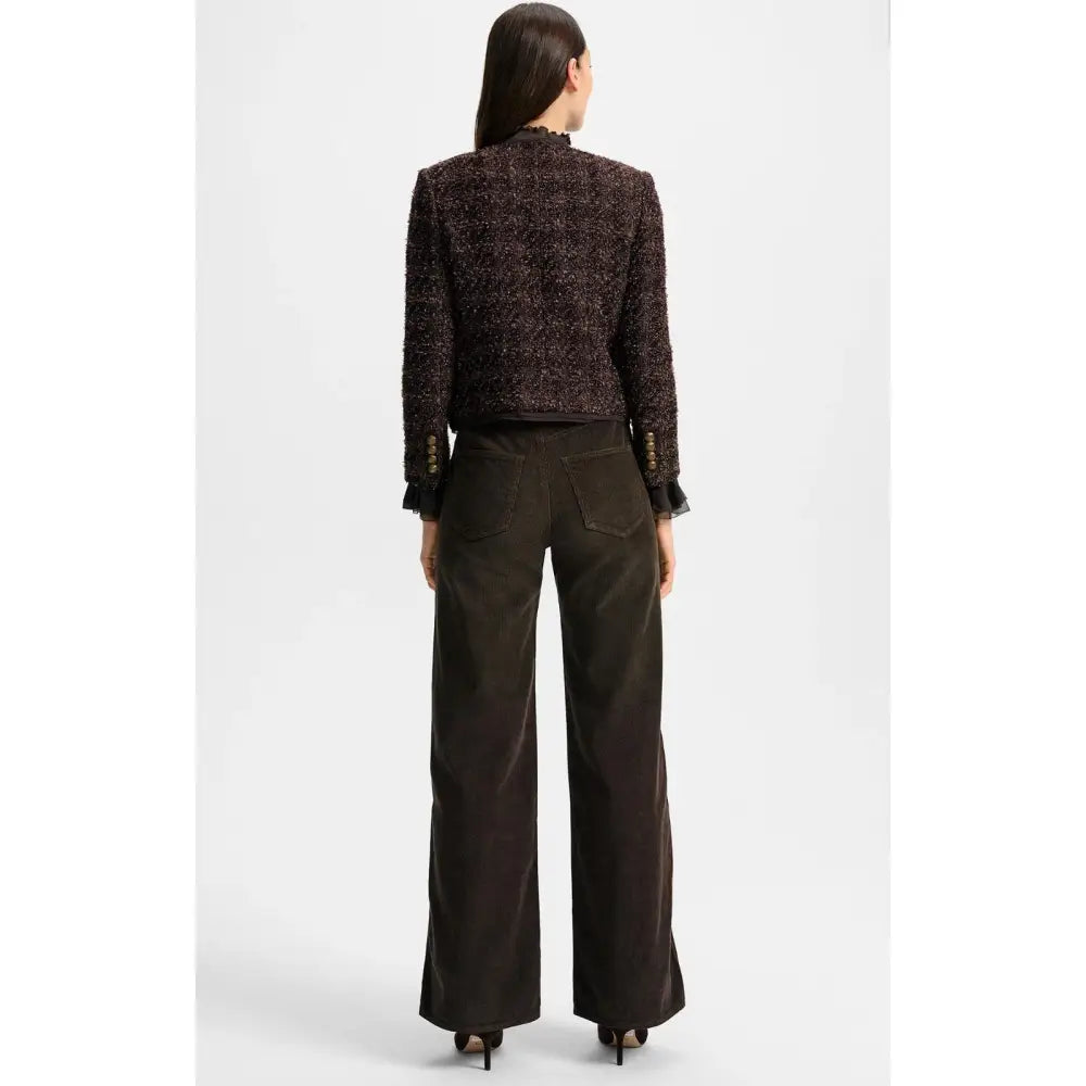 Veronica Beard Audrina Metallic Tweed Jacket Jacket
