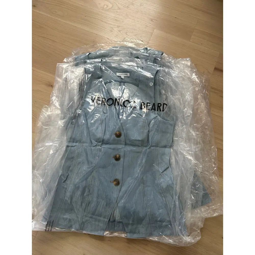 Veronica Beard Avalina Denim Vest - Tops