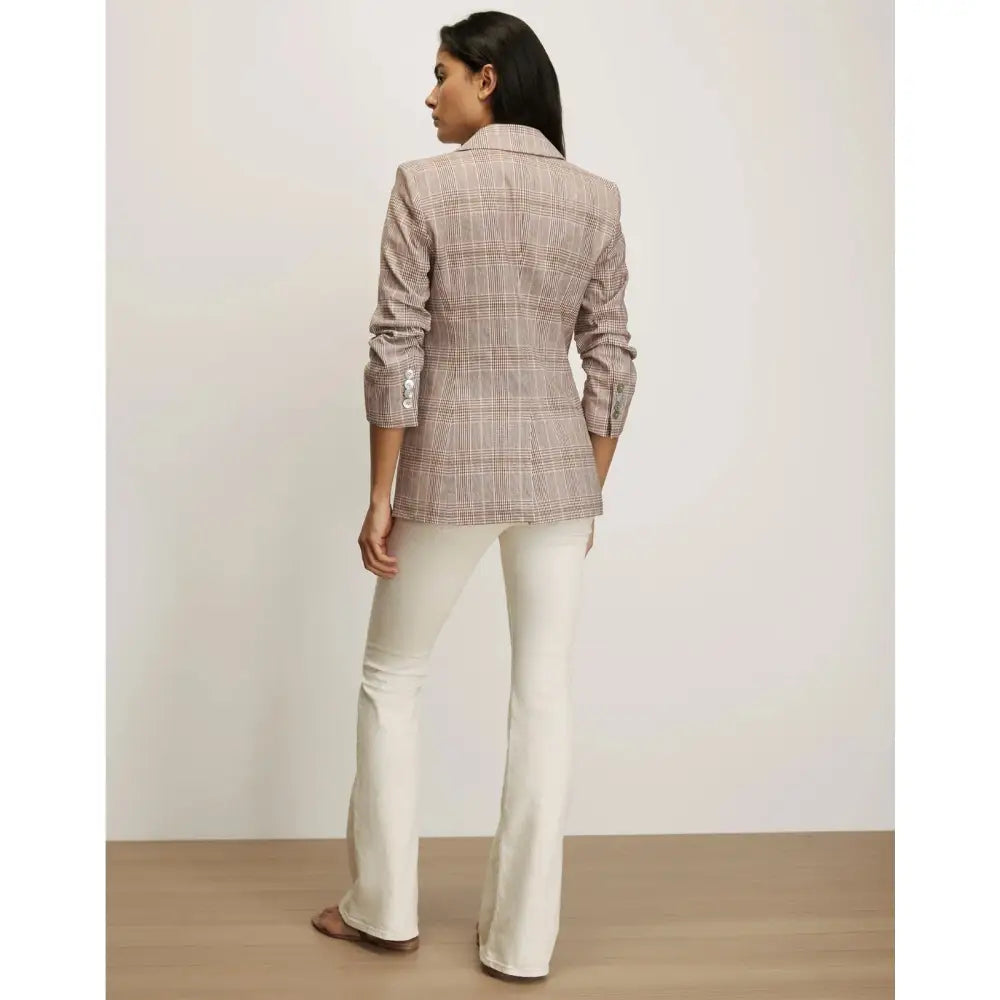 Veronica Beard Clayton Plaid Dickey Jacket