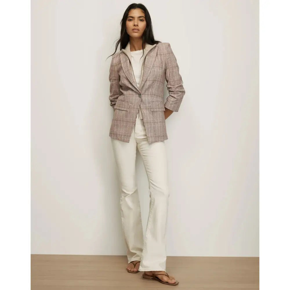 Veronica Beard Clayton Plaid Dickey Jacket