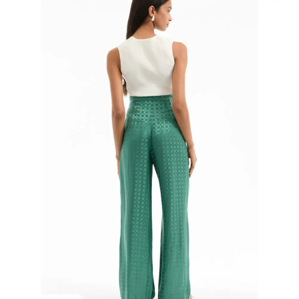 Veronica Beard Colter Geometric Pant - Bottoms