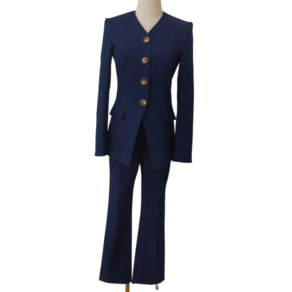 Veronica Beard Cynthia Tailored Denim Jacket - Jacket