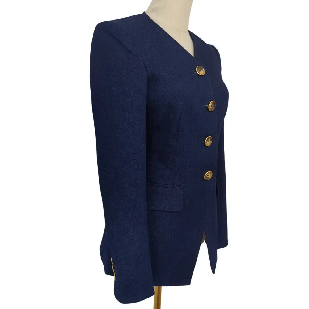 Veronica Beard Cynthia Tailored Denim Jacket - Jacket