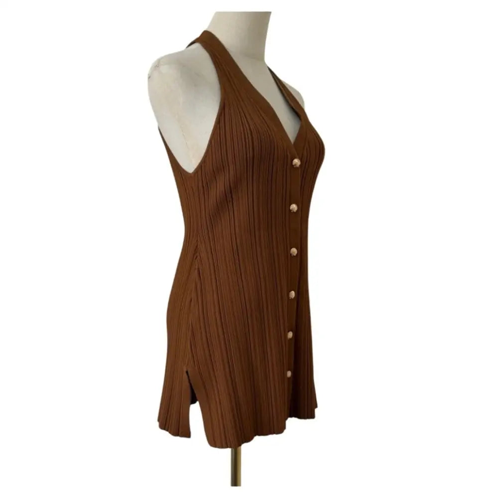 Veronica Beard Dax Knit Vest - Tops