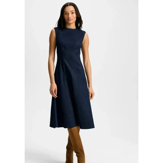 Veronica Beard Dulce Denim Midi Dress - Dress
