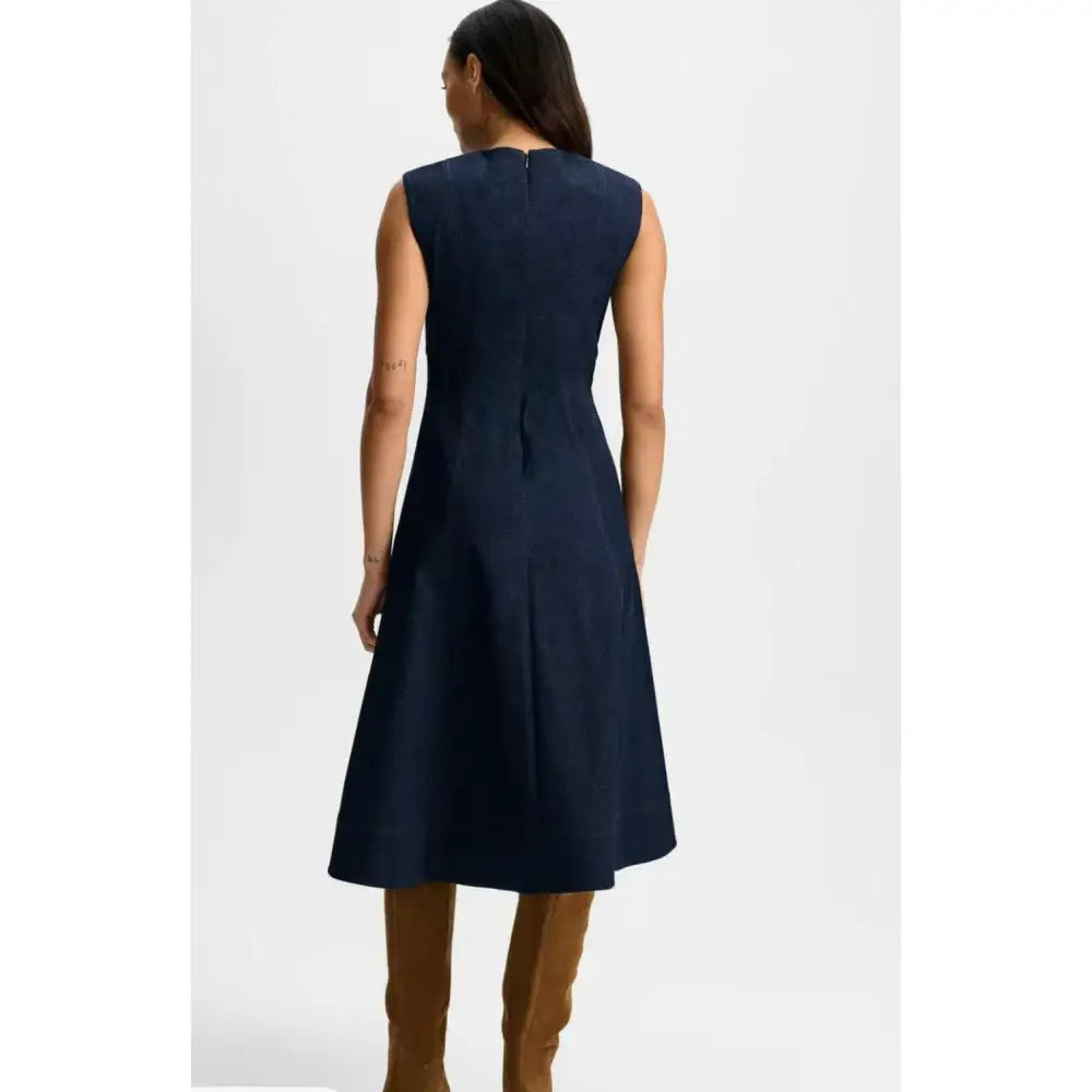 Veronica Beard Dulce Denim Midi Dress - Dress