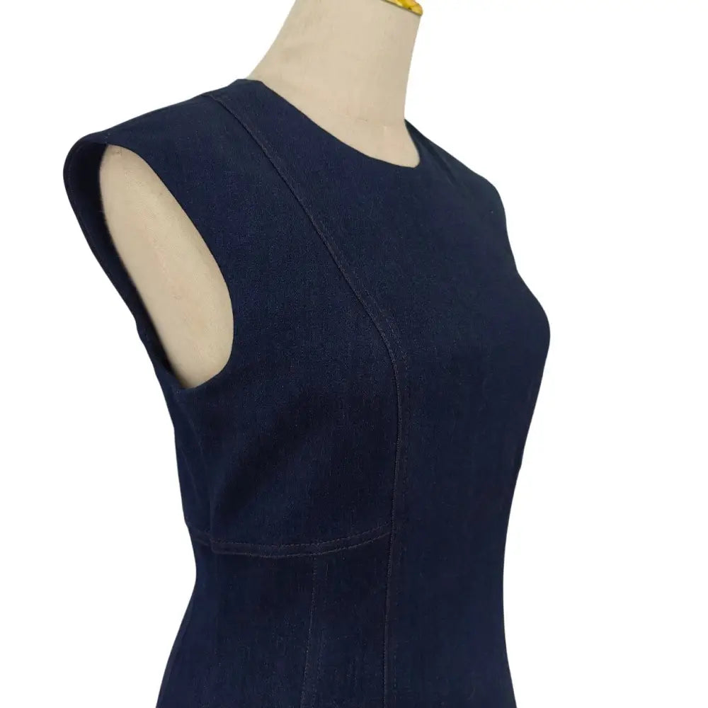 Veronica Beard Dulce Denim Midi Dress - Dress
