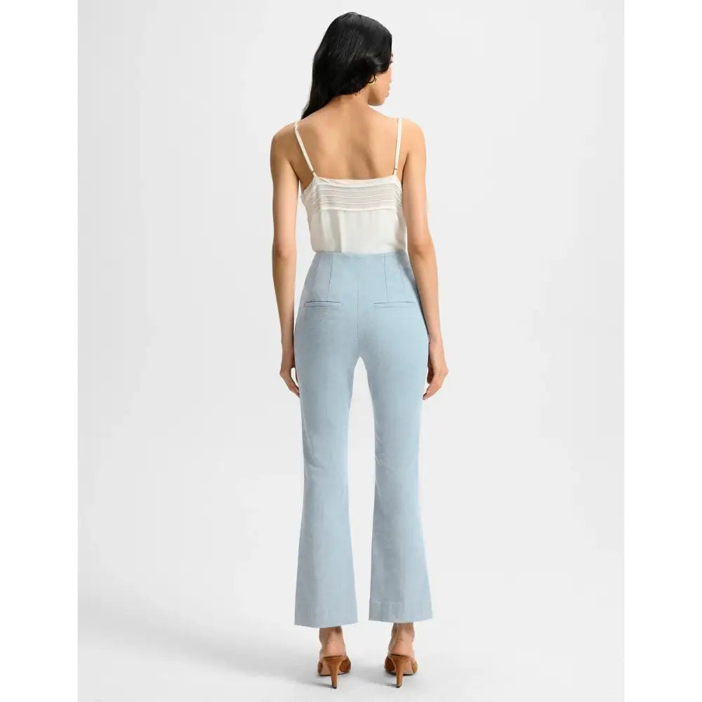 Veronica Beard Hawthorne Denim Pant Stretch-Denim Kick-Flare Pant - Bottoms