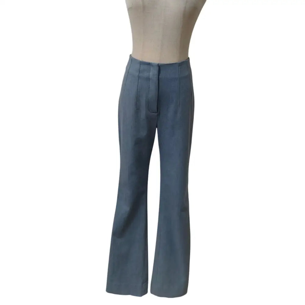 Veronica Beard Hawthorne Denim Pant Stretch-Denim Kick-Flare Pant - Bottoms