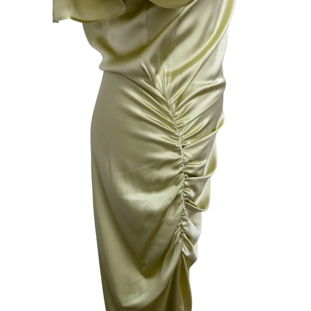 Veronica Beard Huntleigh ruched silk-blend satin gown - Dress